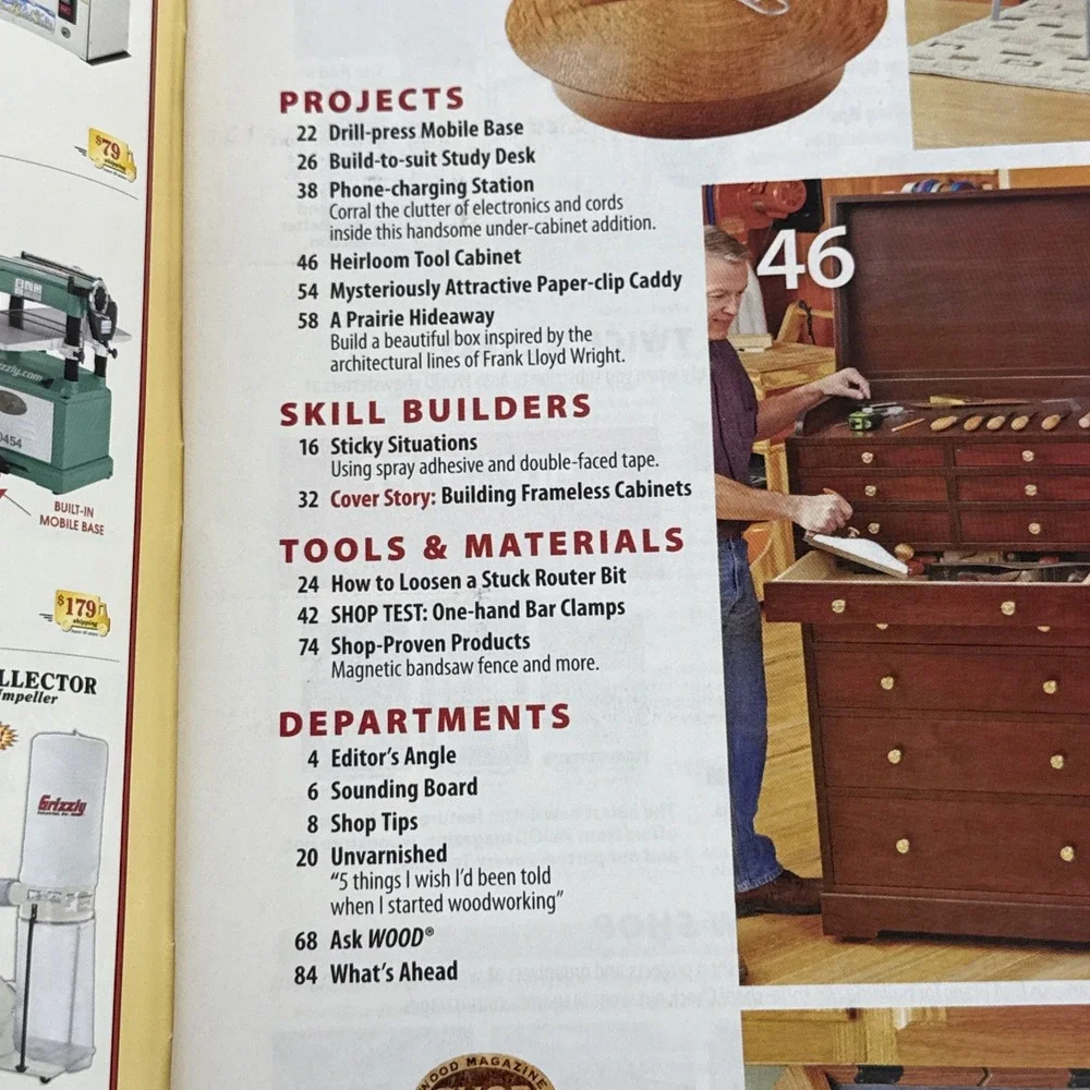 March 2013 Issue 217 DIY Wood Magazine Woodworking Arts Crafts Projects Home